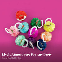 Hand Throw Streamers Instant Atmosphere Hand-Thrown Streamer Colorful Delicate Strands Confetti for Event Planners, Adults, Weddings, Celebrations