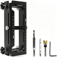 Door Hinge Jig Adjustable Tool Handheld for Woodworking, Installers