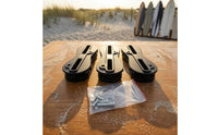 3 Pieces 5 Degree FCS2 Fin Plug Base Slotted Molded Ribbed Fin Plug