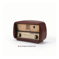 Tabletop Figurine Vintage-Style Desktop Ornament Compact for Desk, Photo Props