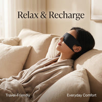 Zero Pressure Sleep for Women and Eye Cover for Adults, Lightweight Polyester Night Travel, Washable