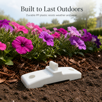 Plastic Garden Fence Edging Outdoor Landscape Border for Yard Patio Flower Bed