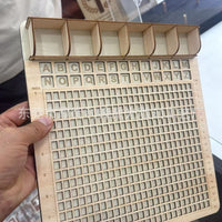 Beads Fast Stringing Tray字母珠快速串珠托盘 首饰设计盘工具盘