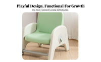 Rounded Edges Adjustable curved Desk Set Ergonomic Design Adjustable Drawing Table and Chair Set Stable frame children's Furniture Sturdy Construction for Toddlers, Preschoolers, Parents, Study Area, Classroom, Art & Crafts, Mealtime