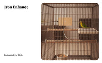 Low Voltage Bird Heat Panel Compact Bird Warming Panel Beige and Orange