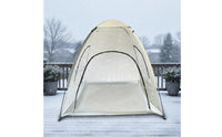Transparent PVC Tent Windproof Foldable Transparent Canopy Portable Outdoor Shelter for Garden