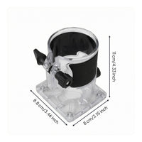 Trim Router Base Cover Padded Grip Router Base Cover Polycarbonate Power Tool Accessory