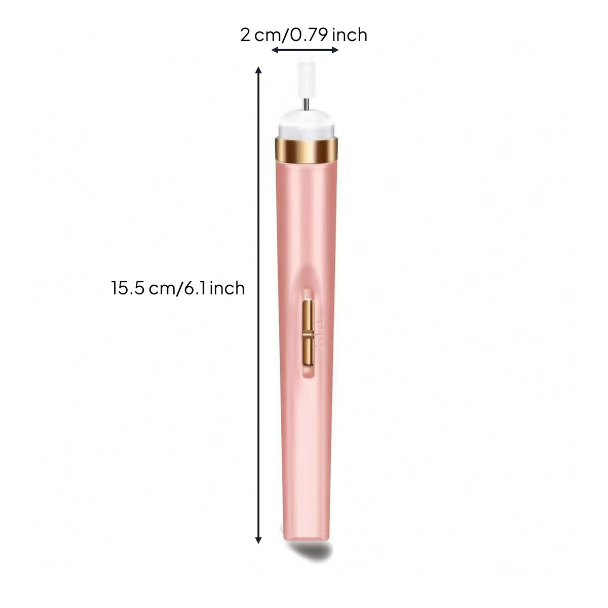 Electric Nail File USB Rechargeable Cordless Nail Drill Pen Efile Set Portable Manicure Grinder Low-Heat for Beginners, Travel