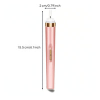 Electric Nail File USB Rechargeable Cordless Nail Drill Pen Efile Set Portable Manicure Grinder Low-Heat for Beginners, Travel