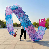 Colorful Dragon Dance Set Vibrant Dragon Dance Prop Traditional Cultural Performance Gear Lightweight for Performers