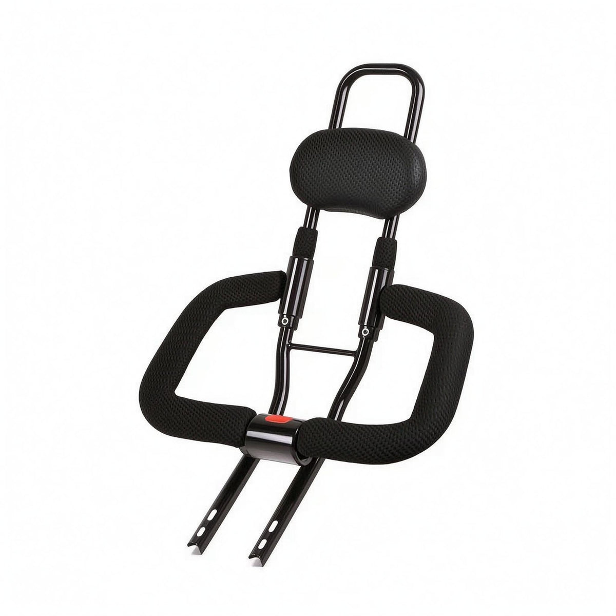 Tricycle Safety Guard Metal Frame Stroller Handrail Guard Child Transport Accessory Rounded Top Handle Black