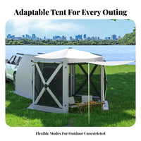Ssunlight Tailgate Tent Quick Setup Vehicle Shelter Sun Protection Camping Gear for Outdoor Aficionados, Families, Highway Outings, Tailgating