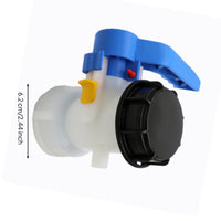 Tote Butterfly Valve High-Density Polyethylene Ton Container Tank Butterfly Valve Resistant for Liquid Transfer