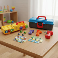Interactive Learning Educational Kids Drill and Learn Develops Motor Skills Toy Construction Tools for Preschoolers