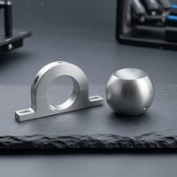 Steering Column Mount with Swivel Base Polished Steering Column Mount Aluminum Hardware for Builders, Mechanics, Performance Rod Garage