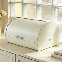 Desktop Storage Box Enclosed Arched Top Storage Box Curved for Entryway, Pantry