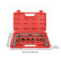 Cylinder Head Component Spring Removal and Installation Tool Kit Hard Shell Case Cylinder Head Component Spring Compressors Metal Body for Mechanics