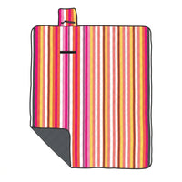 Picnic Blanket and Waterproof Mat for Outdoor Seating, Large Gingham Camping Mat, Portable Beach Blanket, Easy to Clean and Machine Washable