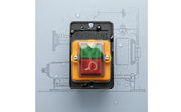 Clear Cover Waterproof Push Button Switch Screw Terminals Two-Button Button Switch Vertical Layout Control Device