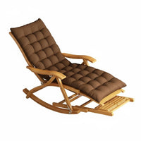 Foldable Adjustable Rocking Chair Space-Saving Recliner Ergonomic Design Leisure Seating Easy Assembly for Seniors, Adults, Office Workers, Living Room, Balcony, Patio, Bedroom
