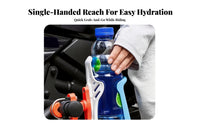 Motorcycle Cup Holder Drill Installation Motorcycle Drink Holder Universal Fit Cycle Water Bottle Mount for Cyclists, Commuters, City Commuting