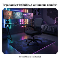 effortless Rolling Casters Ergonomic Highspine support Gaming Chair Lumbar Support Ergonomic Mesh Chair with Flip-up Arms Reclining rearrest pivot Seat Adjustable Headrest for Stuthents, vitheo game enthusiasts, Women, Study, Bedroom, Conference Room