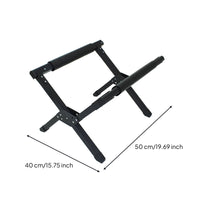 Folding Ice Chest Rack Lightweight Folding Ice Chest Stand Non-Slip Wood Grain Camping for Beach
