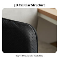 Breathable Design Honeycomb Cooling Pad High Elasticity Gel Seat Cushion for Office Workers, Sedentary Individuals, Home, Wheelchair, Travel