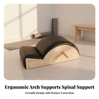 Pilates Posture Padded Wooden Stretch Arch Arched Posture Stretching Aid
