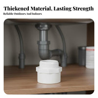 Kitchen Sink Drain Connector Leak-Resistant Sink Overflow Hose Connector Easy to Install Multi-Port Drain Pipe Fitting for Homeowners, Plumbers