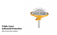 IP65 Rated LED Blast-Resistant Proof Light Dustproof Waterproof Workshop Light Long-Lasting Construction for Null