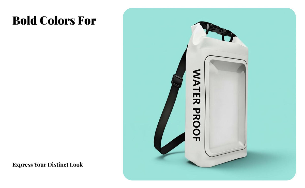 Waterproof Phone Bag Touch Screen Friendly Waterproof Phone Protector Secure Closure for Snorkelers, Outdoor Enthusiasts, Water Parks, Waterpark