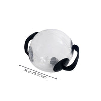 Transparent Water-Filled Training Bag PVC Water-Filled Weight Bag Textured Handles Portable Sandbag Substitute Spherical