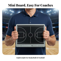 Pocket-Sized Digital Strategy Board Portable Erasable Board Single-Tap Erase for Coaches, Courtside, Sideline