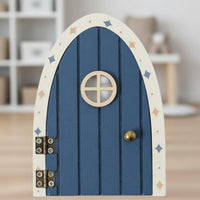 Nordic Design Wooden Fairy Door Cute Fairy Door Set Educational Children's Play Set Miniature for Children, Playroom, Desktop, Desk