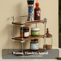 Multi-Tier Desk Shelf Space Saving Desktop Organizer Multifunctional for Bedroom