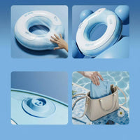 Thickened PVC Inflatable Swim Float Leak-Proof Valve Adult Swim Float Puncture Resistant for Children, Adults