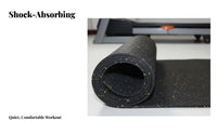 Treadmill Mat Noise Reducing Shock Absorbing Pad Vibration Dampening Shock Absorbing Floor Mat for Apartment