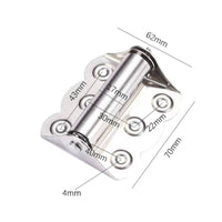 Stainless Steel Butterfly Coil Hinge Easy Installation Self-Closing Hinge for Screen Doors