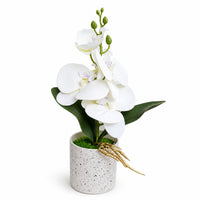 Artificial Flower in Pot Real Touch Fake Flower in Pot Potted Tabletop for Living Room, Office
