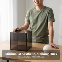 Acrylic Storage Box Colorful Design Acrylic Display Case Uncovered Top Organizer Space Saving Colored Display Cube Easy to Clean
