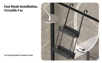 Nail-Non-Perforating Installation Hanging Shower Holder Space-Saving Hanging Shower Shelf Waterproof for Homeowners, Students, Dorm Room
