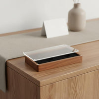 Double Coin Display Case Wood Finish Double Coin Presentation Box Visible Window
