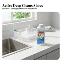1000 G Whitening Effect Shoe Cleaning Powder Restores Whiteness Sneaker Whitener Powerful Stain Removal for Athletes, Students, Home, Travel