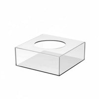 Stackable Fillable Acrylic Cake Stand Easy to Use Transparent Cake Separator Tier Event Decoration for Wedding