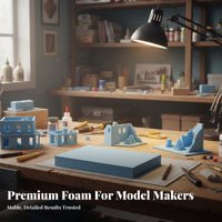 Firm-Density Foam Block Easy to Shape Model Terrain Foam Scene Display Modeling Block Versatile Craft Material for Hobbyists