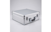 Lockable Aluminum Tool Case Protective Carrying Case with Foam Heavy-Duty Toolbox with Foam Shockproof for Technicians, Photographers, Hobbyists, Field Work, Workshop, Travel