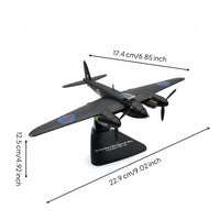 1/72 Scale Night Fighter Model Historically Accurate Model Diecast Aircraft Authentic Markings for Collectors, Hobbyists