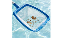 Stainless Steel Handle Pool Skimmer Net Extendable Rod Telescopic Pool Net Easy to Use Fine Mesh Skimmer for Aquatic Pond