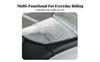 Sun Protection Motorcycle Sunshade Cushion Waterproof Heat Insulation Saddle Pad Easy to Clean for Summer, Hot Weather Riding, Daily Commute